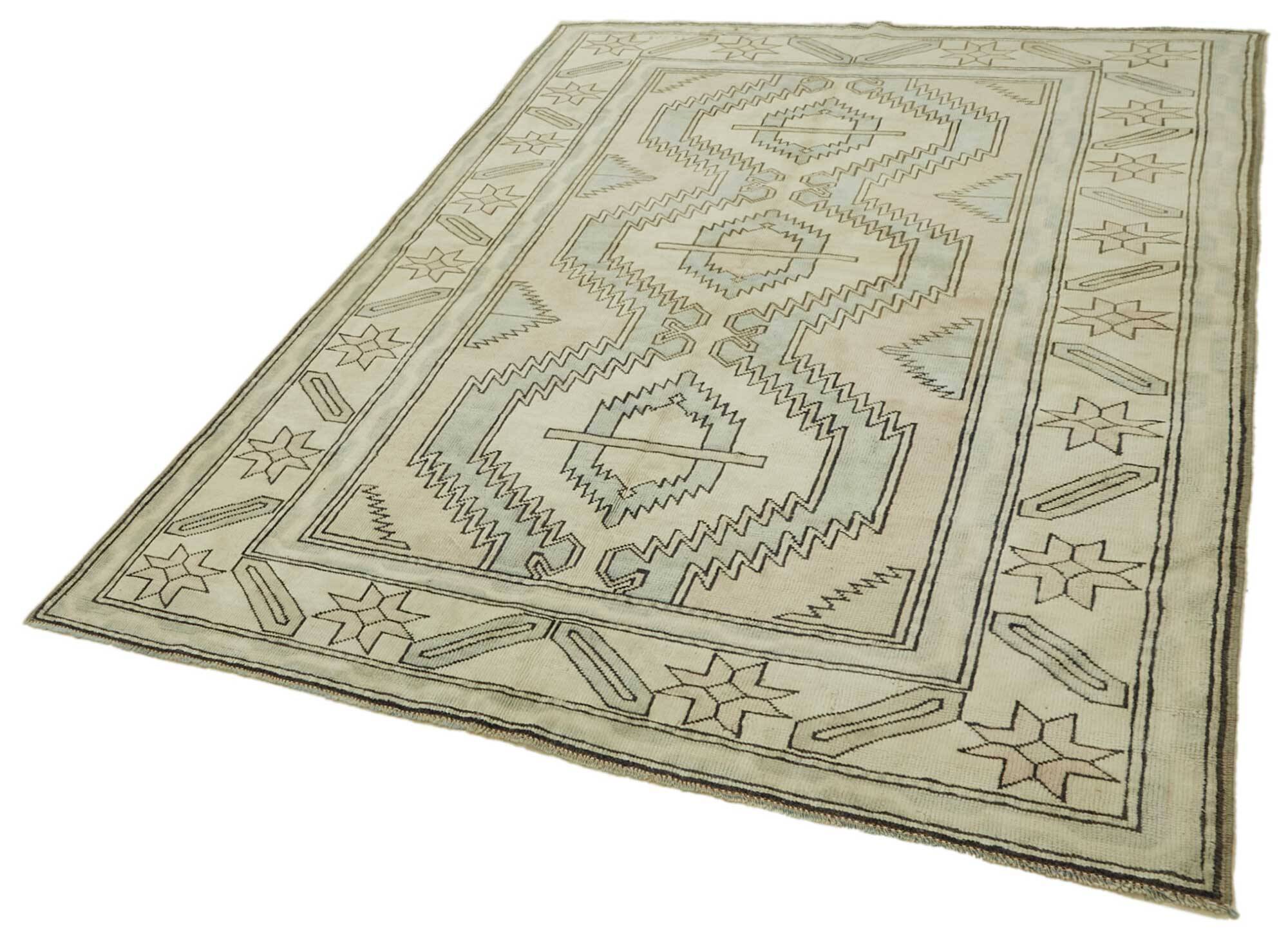 Turkish Vintage Anatolian Rug 183 cm x 240 cm