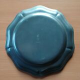 Assiette médiéval en étain