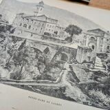 Imprimée en 1890, Notre-Dame de Laghet, Alpes-Maritimes.