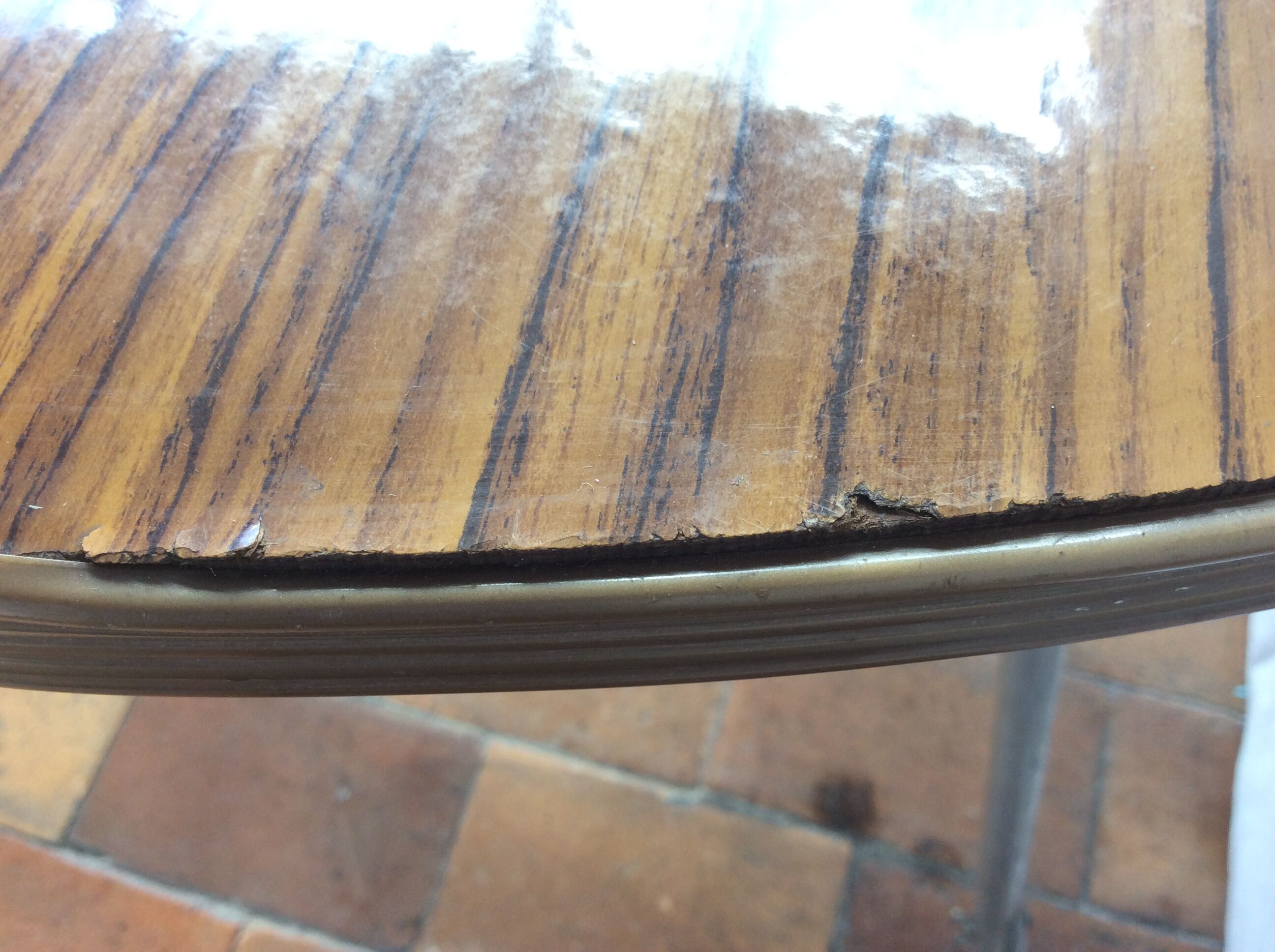 Vintage oval camping table