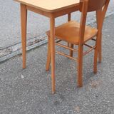 Vintage bistro table and chair