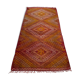 Vintage turkish kilim rug ,  96 x 47 cm