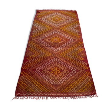 Vintage turkish kilim rug ,  96 x 47 cm