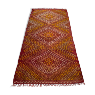 Vintage turkish kilim rug ,  96 x 47 cm
