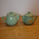 Emeralds green coffee porcelain