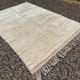 Ecru and beige Moroccan Mrirt rug 350x250 cm – textured minimalist design