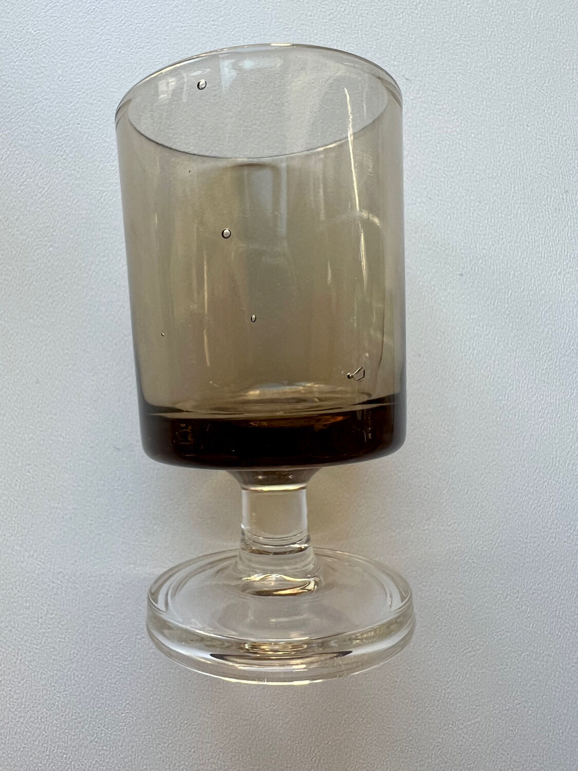 Smoked cavalier liqueur glasses