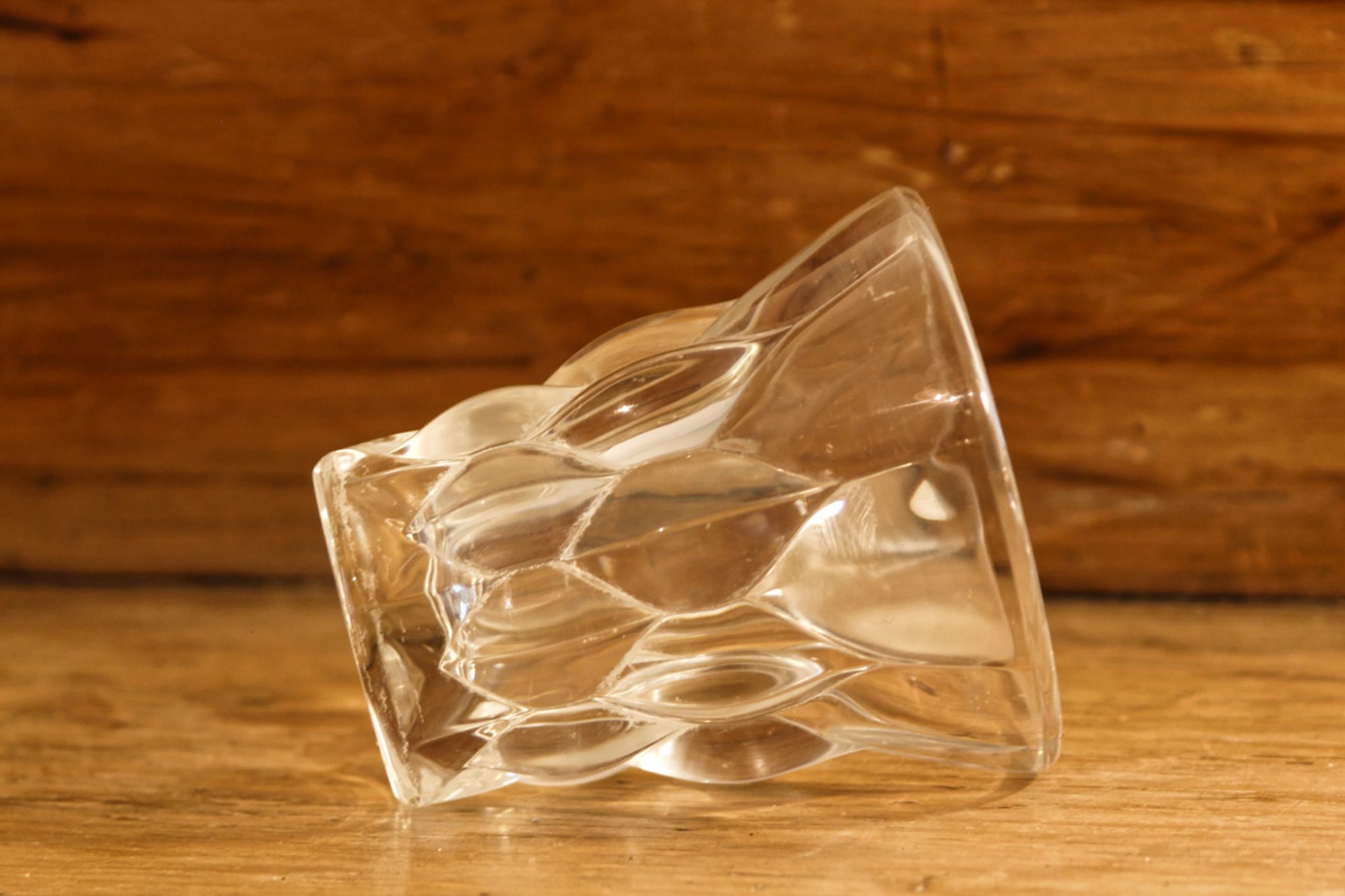 Small crystal vase, Val St Lambert