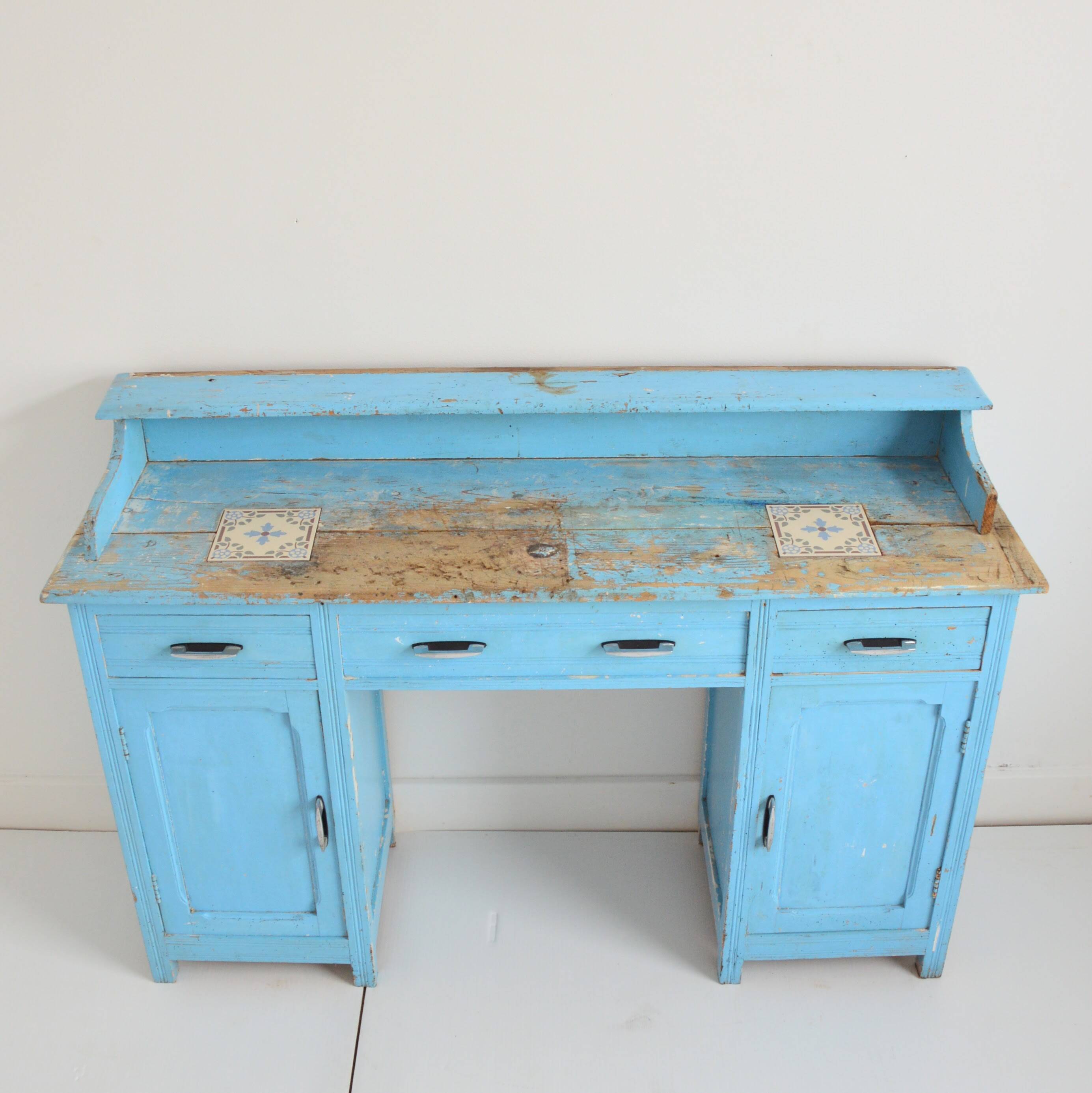 Old workshop/trade/counter/kitchen furniture 1940s vintage