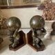 Pair of large vintage Mercurio d'Oro bookends