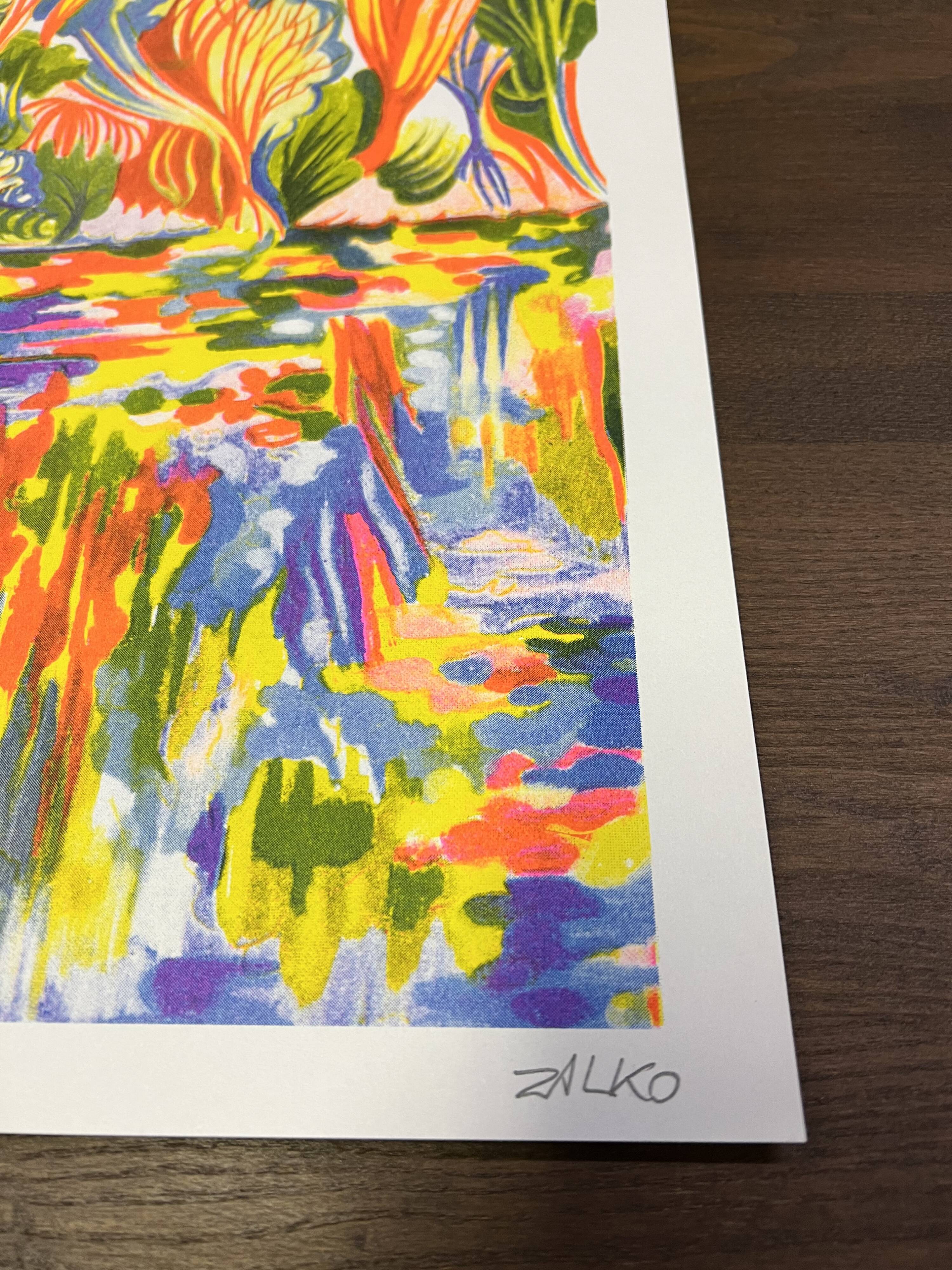 Illustration in risography Format A3