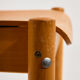 Stackable oak chair