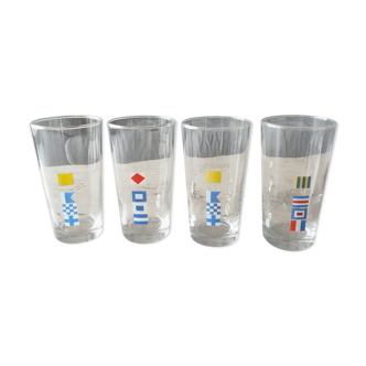 Lot de 4 verres Mobil