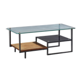 Table basse plateau en verre