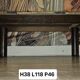 Vintage ceramic coffee table – Roger Capron Vallauris – Herbarium decor – 1950s/60s