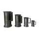 4 pots mesure en étain