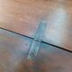 Table demi lune en noyer