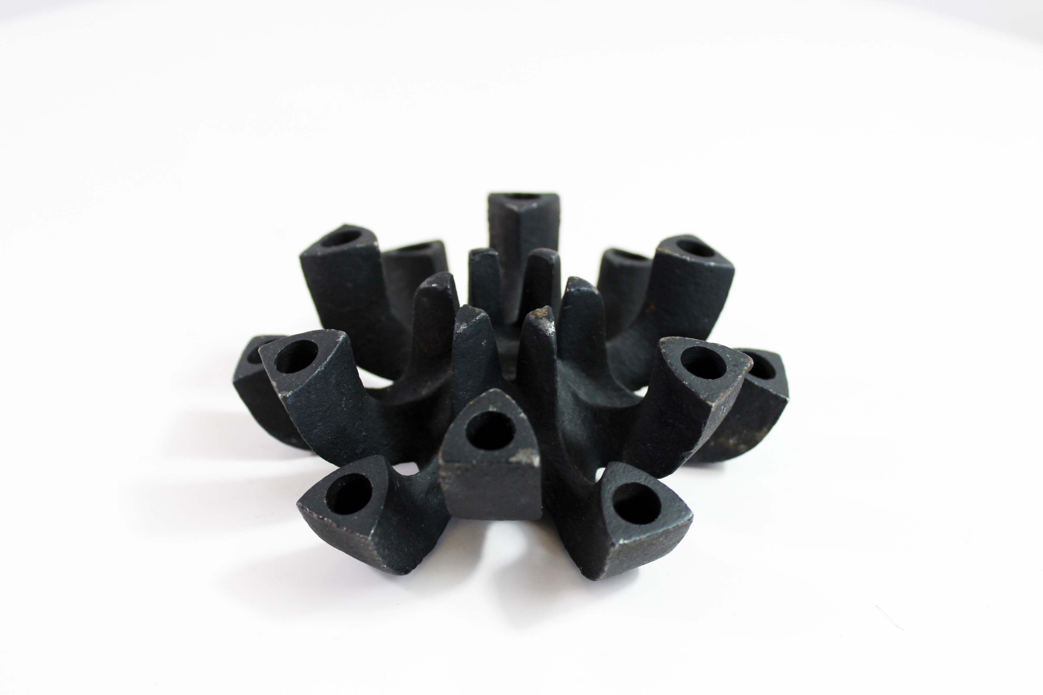 50s cast iron candlestick