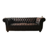 Canapé chesterfield 2,5 places vintage