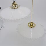 Duo of suspensions in opaline