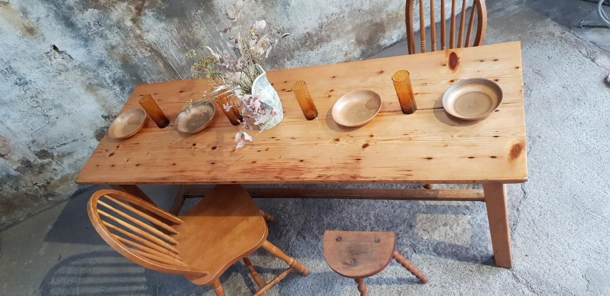 Vintage farmhouse table