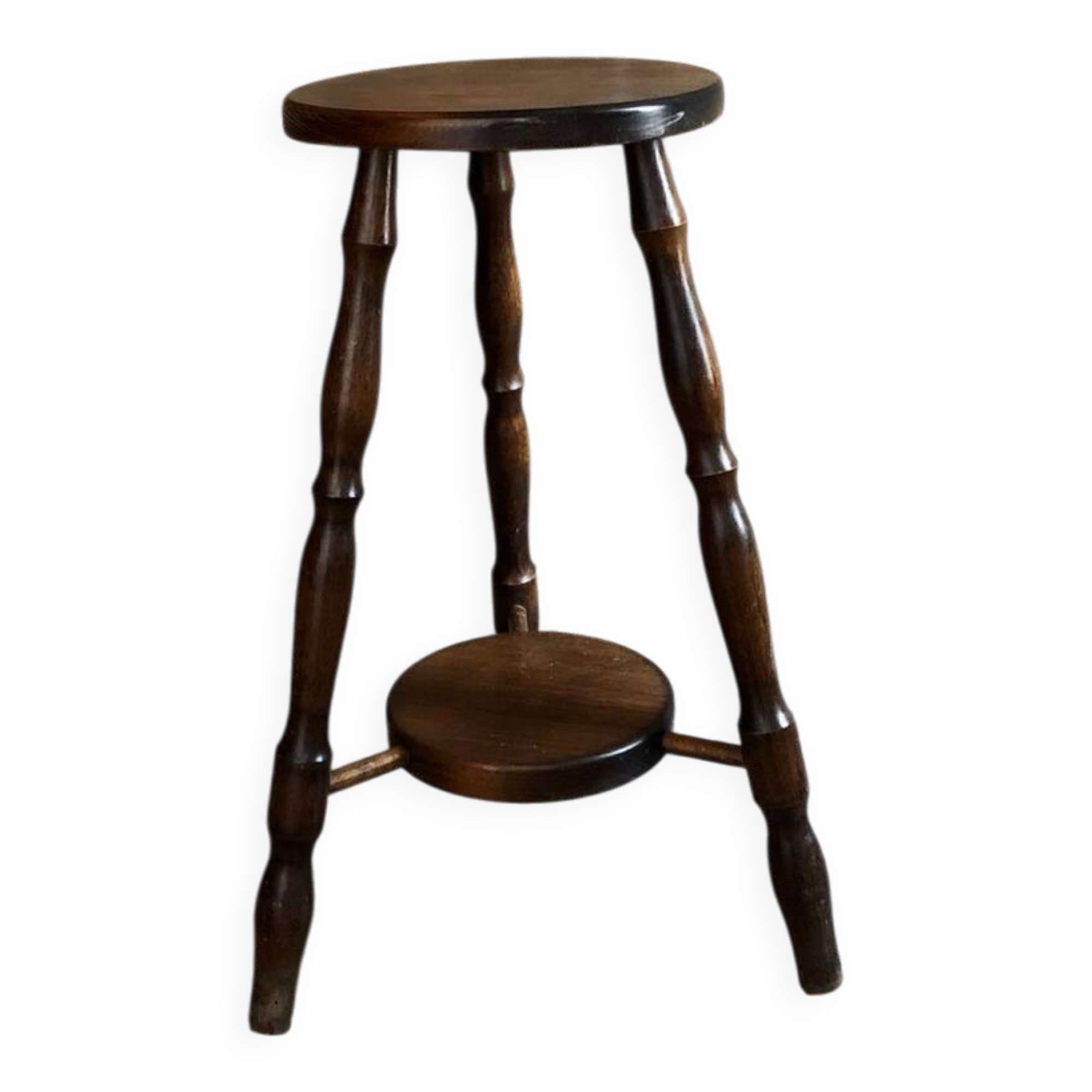 Vintage tripod stool or stool