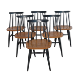 Set of Fanett chairs Scandinavian design by Ilmari Tapiovaara