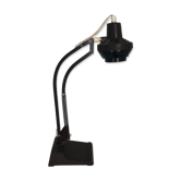 Vintage lamp 1960 office architect Ledu chocolate - 52 cm
