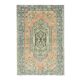 Vintage Turkish Oushak Handmade Wool Cotton Orange Area Rug  116x172
