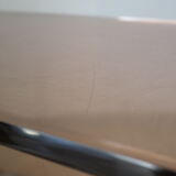 Vintage plexiglas coffee table by Michel Dumas