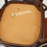 Ensemble de deux chaises en bois courbé, Ton 1989