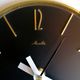 Horloge vintage pendule murale "Mauthe Blanche et Noire"