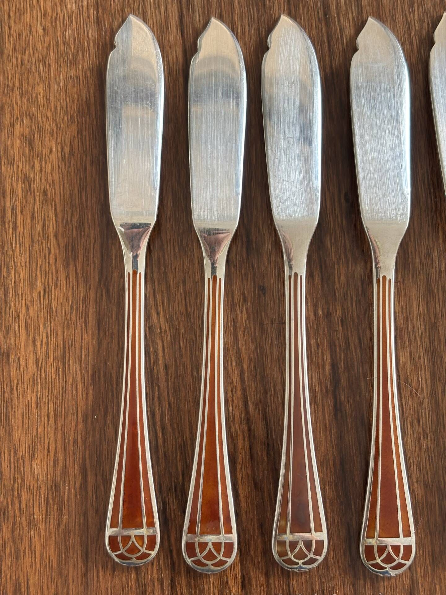 6 fish cutlery Christofle Talisman
