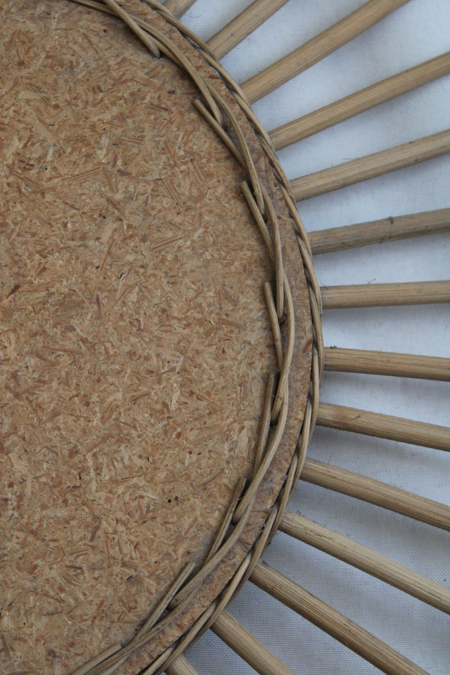 Mirror sun rattan 62cm