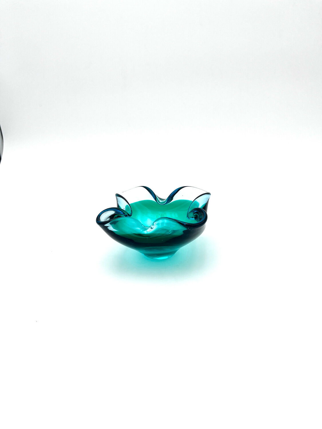 Murano Sommerso bowl - Flavio Poli - Sapphire Blue & Emerald