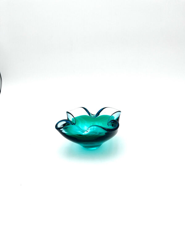 Vide-poche Murano Sommerso - Flavio Poli - Bleu Saphir & Émeraude