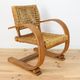 Armchair for Vibo Vesoul in wood and rope