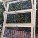 Wooden canopy 3 windows with bellows and abbatant