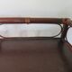 Support buffet bibus woven rattan 2 doors in caning - vintage 60s/70s