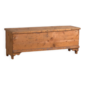 Ancienne malle en bois massif (c.1920) #31
