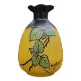 Art Deco glass vase