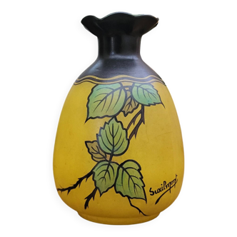 Art Deco glass vase
