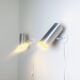 Cylindrical C-1582 Metallic Wall Lamps By Raak Amsterdam, The Netherlands 1960S