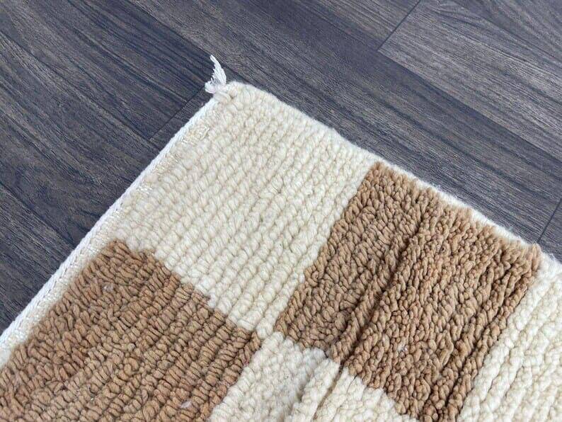 Handmade Moroccan Atlas wool rug size 140 x 260 cm