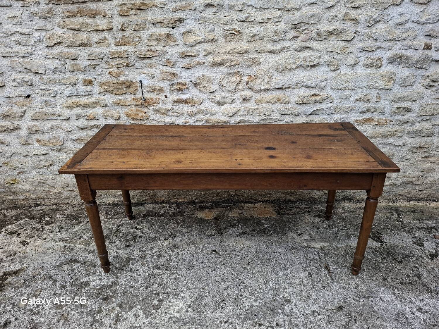 Oak farmhouse table