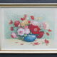 Aquarelle bouquet de fleurs signée Bessonnat