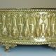 Old planter, repelled brass, nineteenth century, antique décor