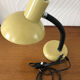 Lampe de bureau vintage métal jaune