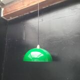 Green opaline pendant light
