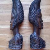 2 bustes africain